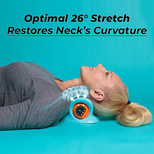 Electric Cervical Neck Massager – Shoulder Stretcher & Chiropractic Traction Device for Spine Alignment