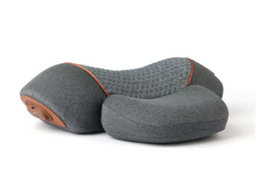 Heated Vibration Neck Massage Pillow – Cervical Traction Cushion for Pain Relief, Travel, Office & Sleep