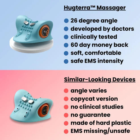 Electric Cervical Neck Massager – Shoulder Stretcher & Chiropractic Traction Device for Spine Alignment
