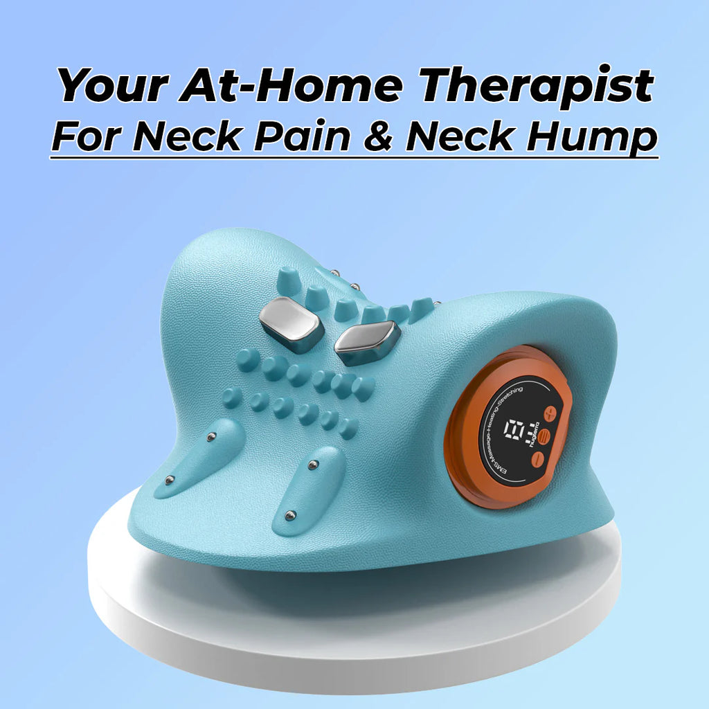Electric Cervical Neck Massager – Shoulder Stretcher & Chiropractic Traction Device for Spine Alignment